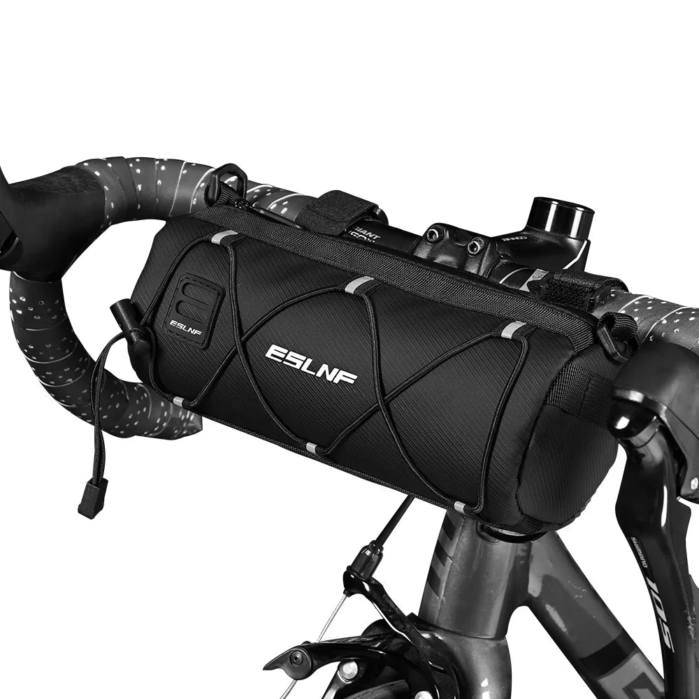 Durable Customized Size Nylon Riding Bag with Front Handlebar Large Capacity MTB Bike Front Frame Pack Outdoor Cycling