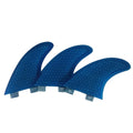 Customized Surfboard Fin Fiberglass Tri Set Double Tab Fin Honeycomb Shortboard Fins Surf Gear Shop for Sale