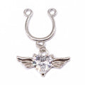 Gaby Dangle Non Piercing Nipple Rings Cilp on Nipple Ring Nipple Jewelry