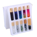 10ML Empty Glass Roller Bottles for Essential Oils with Box Perspires Anti-perspirant Roll-on Container Eye Serum Packaging