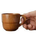 Customizable wooden cups natural and environmentally friendly reusable tea cups suitable for restaurants and households