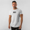 Custom Printing Casual Short Sleeve Men Highly Elastic Plain 95% Cotton 5% Elastane Training Gym T Shirt Fashion Fitness Shirt