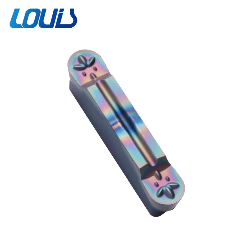 Louis CNC Cutting Tools PVD MRMN200-M MRMN300 M Colorful Titanium Alloy Inserts Quenched Stainless Steel OEM Customizable