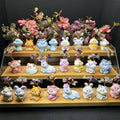 Natural Crystal Chips Stone Tree Twelve Animal Healing Gemstone for Home Decoration