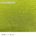 Organic Silk Feeling Sustainable OEKO-TEX Certified Medium Weight Knitted Interlock Jersey Bamboo Hemp Fabric for Bedding