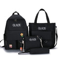 School Shoulder Bag Tote Bags with Carton Pattern and Multi Pockets for School Daily Using