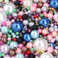 JC Factory Wholesale ABS Loose Pearl Beads Non Hole 3-12mm 200pcs/bag Clothing Accessories DIY Bracelet for Jewelry Making Bead