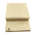 Beige Waterproof Fence Privacy Screen Balcony Railing Enclosure Sails Polyester Fabric Anti-UV Sunblock Shade Cloth Terrace Tarp