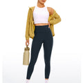 Hot Sale Leggings With Pockets Thick Pants Thermal Fleece Pockets Leggings Winter Warm Leggings 7length
