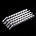 Wholesale Transparent Heat Resistant High Borosilicate Environmental protection Glass Straw with 20cm Total Length