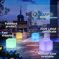 Modern RGB 30cm LED Cube Glowing Plastic Light Cube Furniture AC/DC Power Supply Indoor IP68 Christmas Lighting Decoration