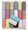Charmkey Hot Sale 2mm Colorful Twisted Cotton Rope DIY Craft Cotton Cord Macrame Cotton Twine