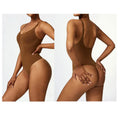 Women Girls One Piece Slimming Elastic Compression Jumpsuit Workout Bodysuit Running Yoga Romper for Women