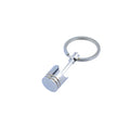 Wholesale Engine Piston Keychain Polished Chrome Car Accessories Personalized Unique Durable Waist Hanging Model Keychain
