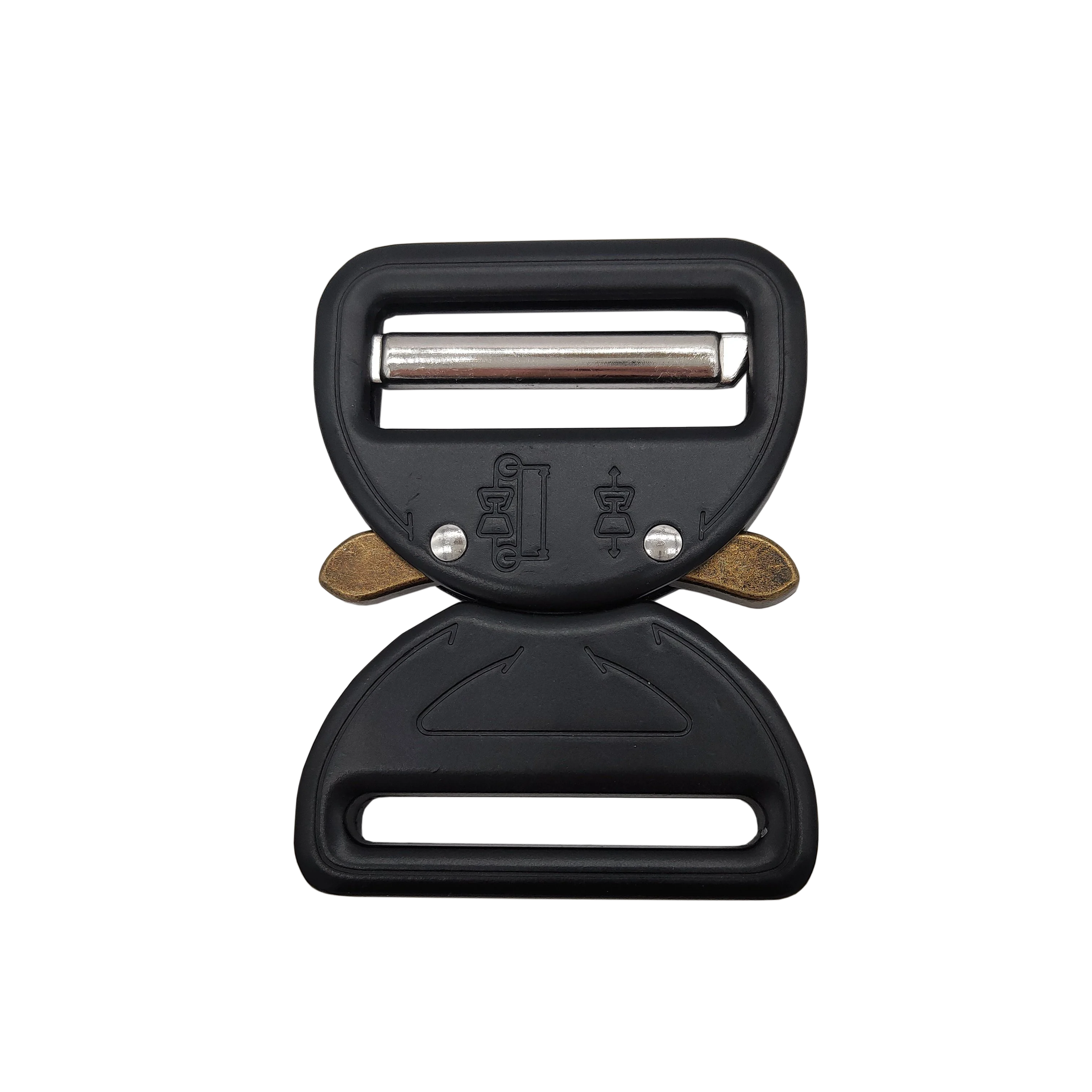 Large Metal Buckle for Tactical Belt Same Series Stock in Black Sizes 25mm 32mm 38mm 50mm Zinc Alloy