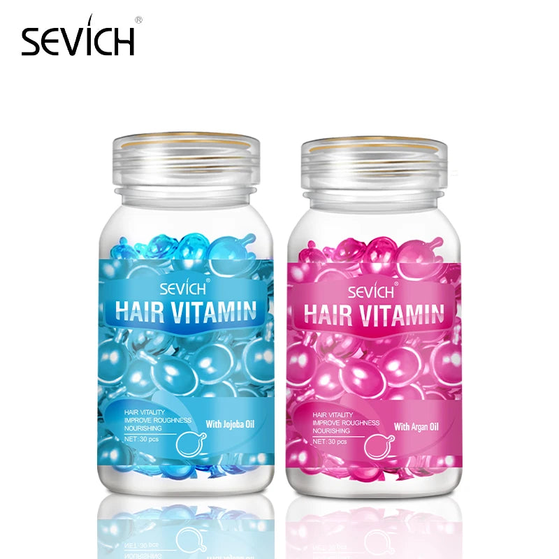 New Arrival Organic Moisturizing Smooth Hair Oil Serum Hair Growth Vitamin Capsule Serum for Damaged