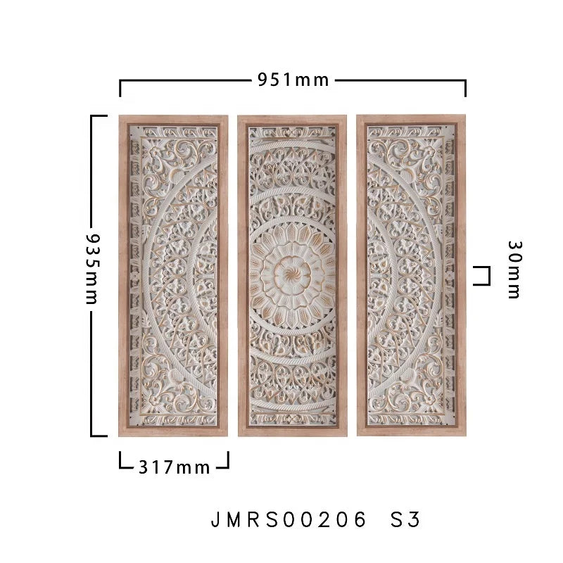 Farmhouse Wall Decorate Art Wood Carved Shabby Chic Wall Panel Rustic Interior Crafts Wood Decor All-season