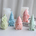 Handmade Bearded Old Man Silicone Mold for Valentine's Day Aromatherapy Candle Gift DIY Cake Tools