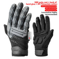 ROCKBROS Motocross Gloves for Motorcycle Winter Warm Touch Screen Full Finger Wear-Resistant Unisex Safety Gloves