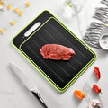 Multifunctional 4 in 1 Fast Thawing Defrosting Tray Hard Plastic Cutting Board Double-sided Defrosting Cutting Board for Kitchen