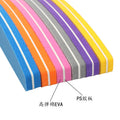 Custom Logo Half-Moon Double-Sided Nail Drill File Washable Manicure Sponge File for Professional Nail Care