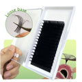 Individual Lashes Silk Volume Lash Trays Natural Eyelashes Matte Black Russian Volume Lash Extensions