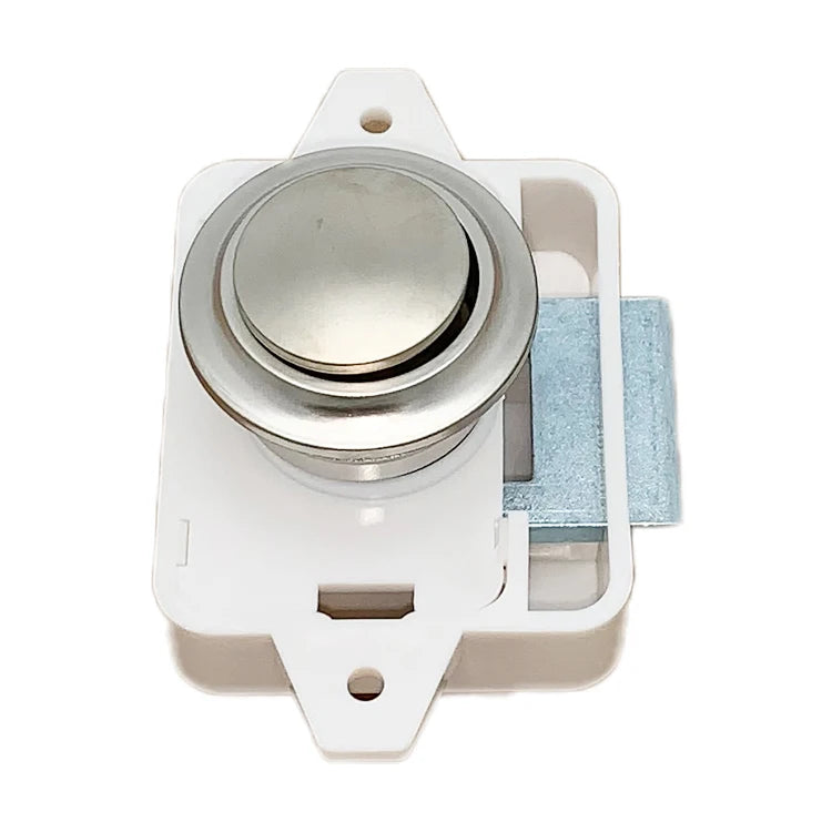 China Autocaravanas Rv Cabinet Lock Zinc Alloy & Plastic Smooth Rv Push Button Lock