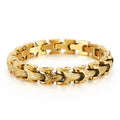 KALEN Punk Bigiotteria in Stainless Steel Bracciali Uomo Acciaio Inox Man Moda Bracciali