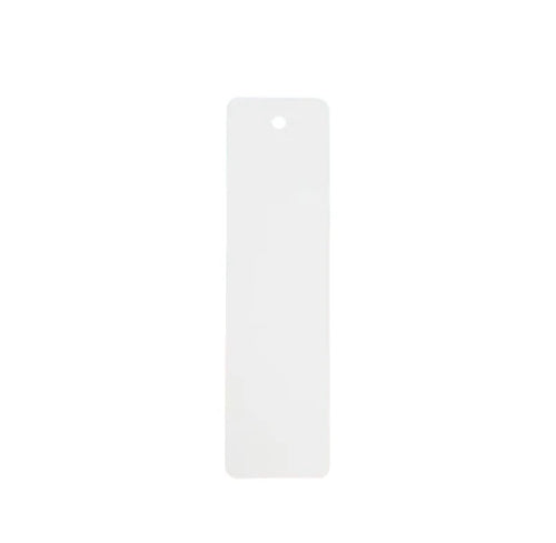 0.45mm Aluminum Custom One-sided Bookmarks Sublimation Bookmark Blanks with Tassel
