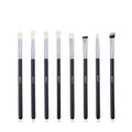 BEILI Makeup Brush Eye Shadow Set Goat Hair Aluminum Ferrule Wood Handle Eyebrow Angled Eyeliner Pro Makeup Brush Travel Sets