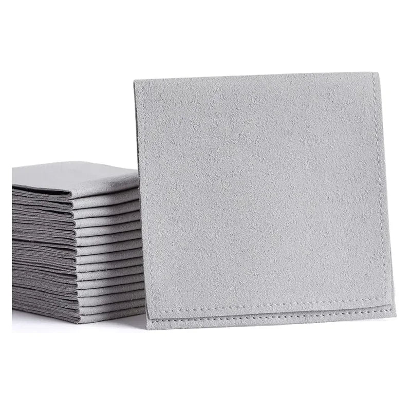 Luxury Microfiber Jewelry Envelope Gift Flap Bags for Necklace Rings Earrings Watch
