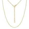 RINNTIN SC85 Vintage Bamboo Chain Link Simple Choker Necklace for Women Trendy 925 Sterling Silver Chain