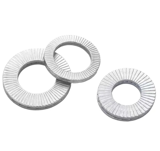 Factory Direct Self-Locking Double-Layer Folding Galvanized Stainless Steel DIN/GB Industrial Vehicle Disc Spring Washer Plain