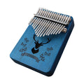 Cheap Beginner Mahogany 17 Keys Kalimba Musical Instrument Toy Finger Thumb Piano