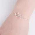 Animal Dog Paw and Heart Bracelet