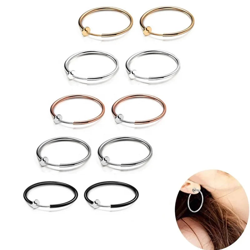 Simple Design Ear Cuff Earring Jewelry Accessories Ear Hook Clip Earrings Without Piercing for Women