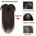 New Arrival Women Toupee Straight Durable Silk Base Hair Toupee Women Human Hair Topper