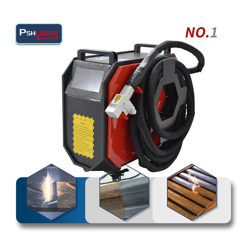 Factory Outlet Deal! Laser Cleaning Machine Rust Removal 1000W 1500W Portable air Cooling Laser Cleaning Machine
