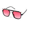 3748 Matches 2022 Chunky Double Bridge Black V Design Gold Yellow logo Golf Women Lunettes De Soleil Femme Sunglasses Men