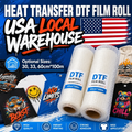 PET Film Transfer DTF Film Roll 24 Inch Hot Peel A3 A4 30cm 33cm 60cm Heat Transfer Printing Paper for DTF Printer MegaBDM
