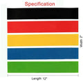Supply  Latex Body Building Gym Stretch Circular  Mini Loop Bands Resistance Exercise Fitness Sports Equipment