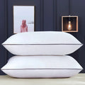 Hotel Pillows 2 Sets of Double Bed 2 Sets of Standard/large Pillows Adjustable Fixed Bed Pillows Suitable for Belly Sleepers