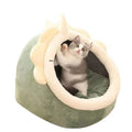 Hot Selling Home Pet Tent House Pet Cat Cave Bed With Small Ball