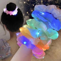 Pafu Glow in the Dark Hair Accessories Colorful Yarn Hair Tie Multi Light Modes Led Glow Hair Bands LED Scrunchies