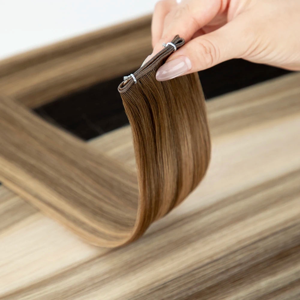 LeShine 20g Invisible Genius Weft New Weft Hair Thin Soft Light Can Be Cut No Return Comfortable Genius Weft