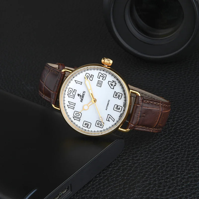Fashion Watches Akires Water Proof Sapphire Glass Men Watch Luxury Mechanical Watches