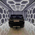 Hot Sale Aluminum/PC Body Hexagonal LED Working Light for Car Showroom Garage Auto Workshop Office Use Detailing Light