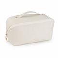 Low MOQ Custom Logo PU Leather Cosmetic Bag Waterproof Toiletry Women Luxury Beauty Cosmetic Bag Pink Girl Travel Cosmetics Bag