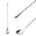 304 Stainless Steel Double-Head Bar Spoon for Cocktail Shaking Milk Tea Coffee Fruit Salad More!