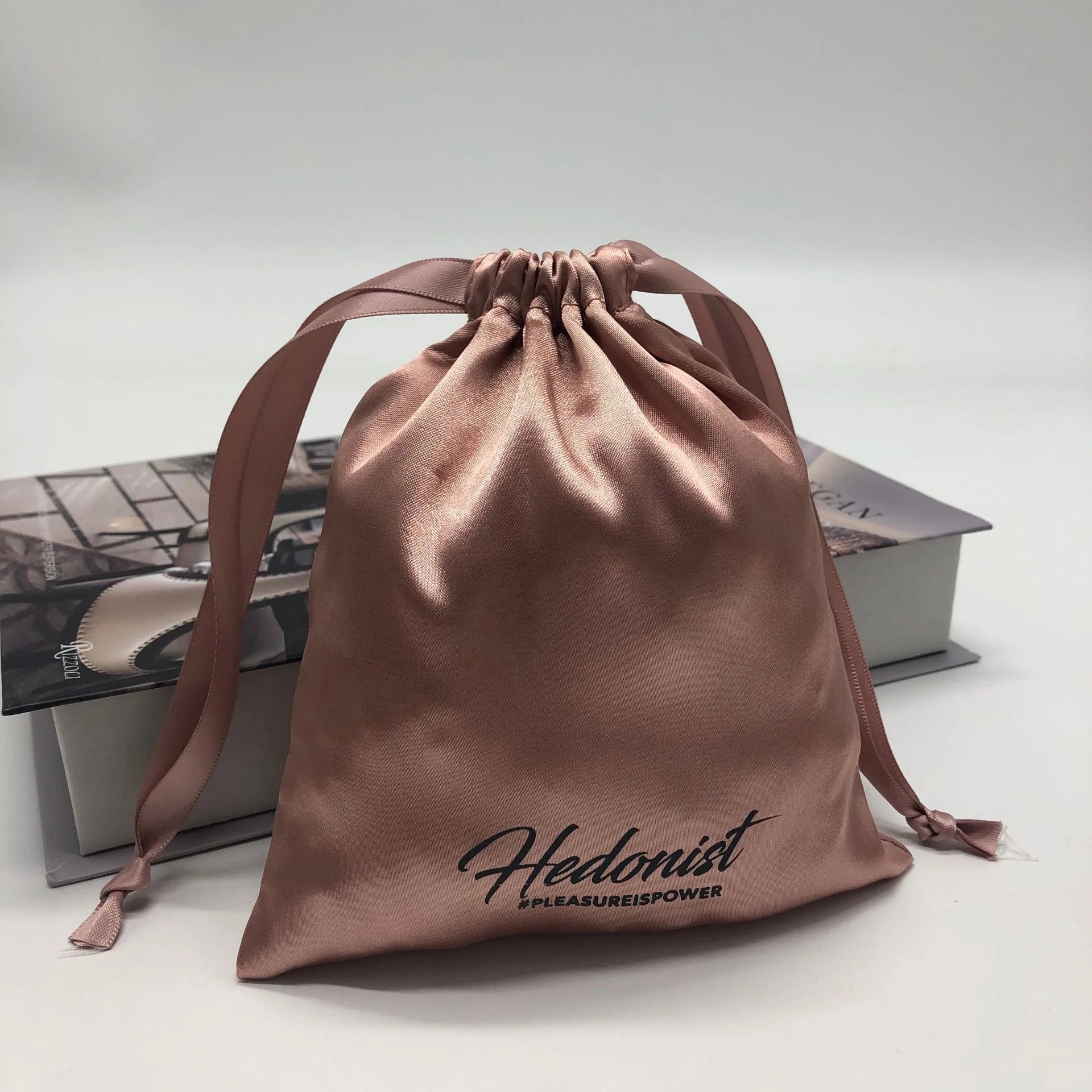 Luxury Silk Gift Drawstring Bags Packaging Silk Dust Bag Silk Jewelry Bag